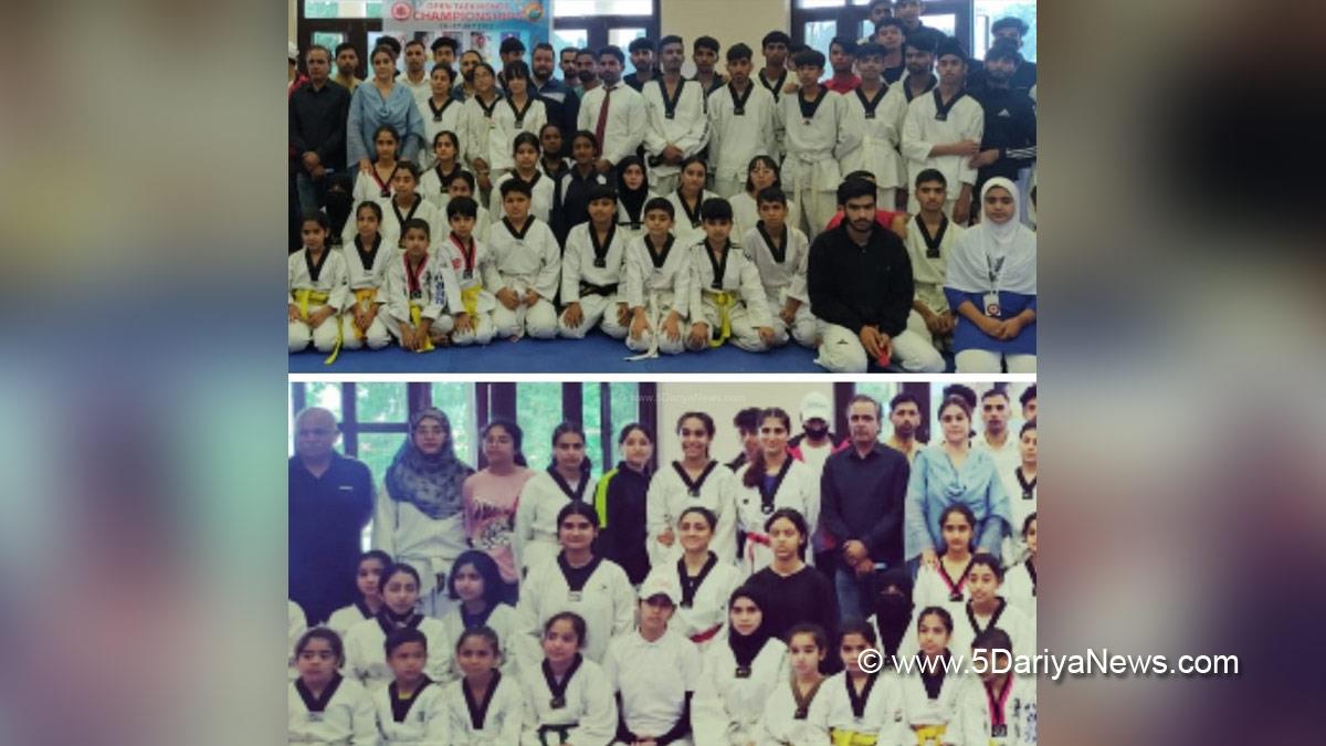 Sports News, Srinagar, Kashmir, Jammu And Kashmir, Jammu & Kashmir, District Srinagar Taekwondo Championship,Nuzhat Gul 