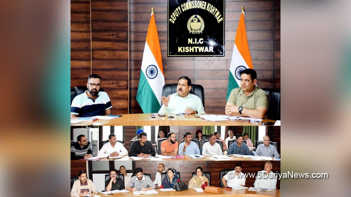 Kishtwar, DDC Kishtwar, District Development Commissioner Kishtwar, Ashok Sharma, Kashmir, Jammu And Kashmir, Jammu & Kashmir