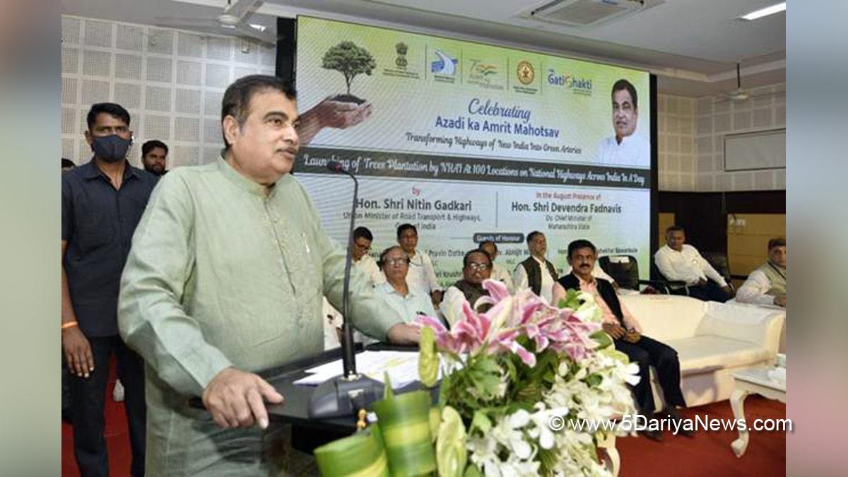 Nitin Gadkari, BJP, Bharatiya Janata Party, Union Minister of Road Transport & Highways, Dr VK Singh, Azadi Ka Amrit Mahotsav, 75th Anniversary of Indian Independence, 75th years of Independence
