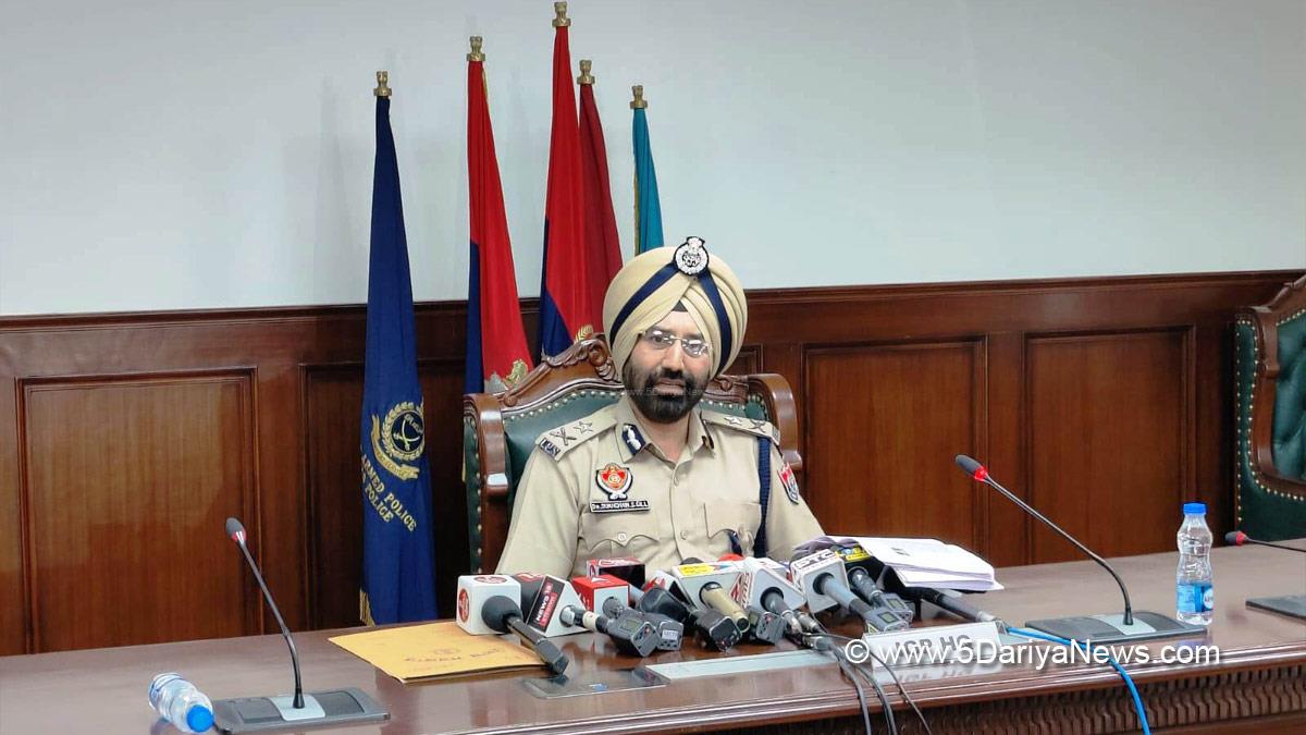 Crime News India, Police, Crime News Punjab, Chandigarh, Gujarat, Maharashtra, Inspector General of Police IGP Headquarters Sukhchain Singh Gill, Anti Drug Mission