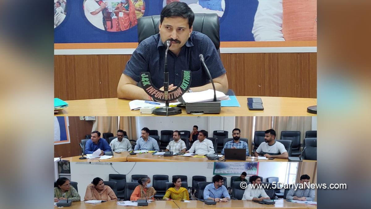 Kathua, DDC Kathua, District Development Commissioner Kathua, Rahul Pandey, Kashmir, Jammu And Kashmir, Jammu & Kashmir, Pradhan Mantri Matritva Vandana Yojana, PMMVY