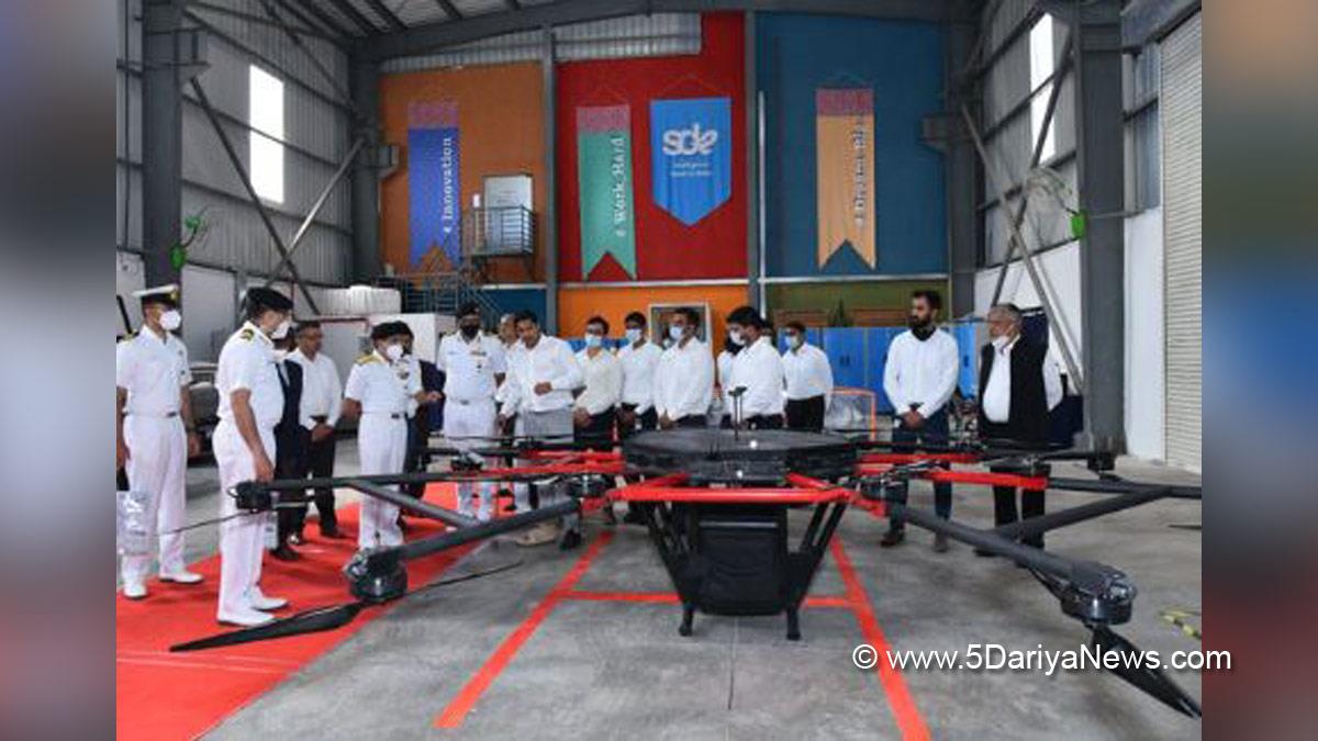Drone Varuna, Indian Navy, Drone Varuna Price, Drone Varuna Price In India, Drone Varuna Updates, Drone Varuna News In Hindi, First Electronic Human Carrying Platform