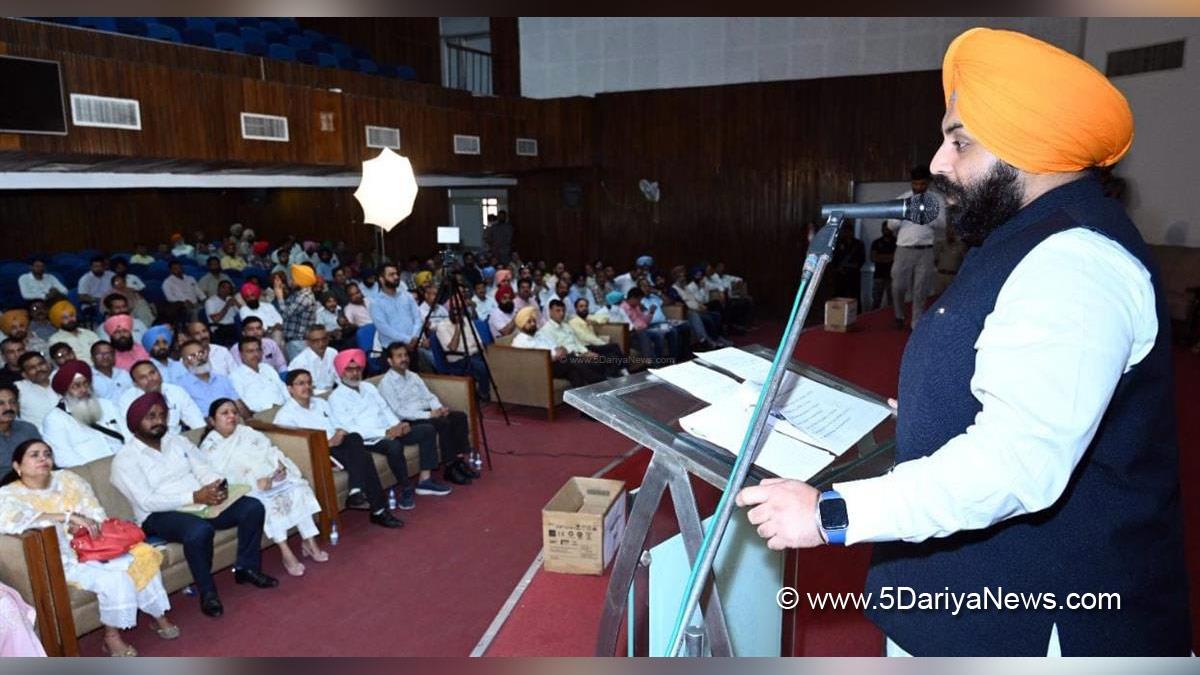 Harjot Singh Bains, AAP, Aam Aadmi Party, Aam Aadmi Party Punjab, AAP Punjab, Government of Punjab, Punjab Government