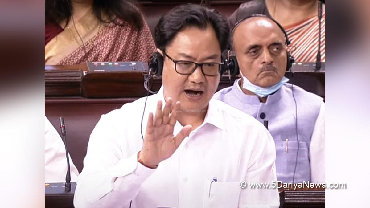 Kiren Rijiju, BJP, Bharatiya Janata Party, Union Minister of Law and Justice