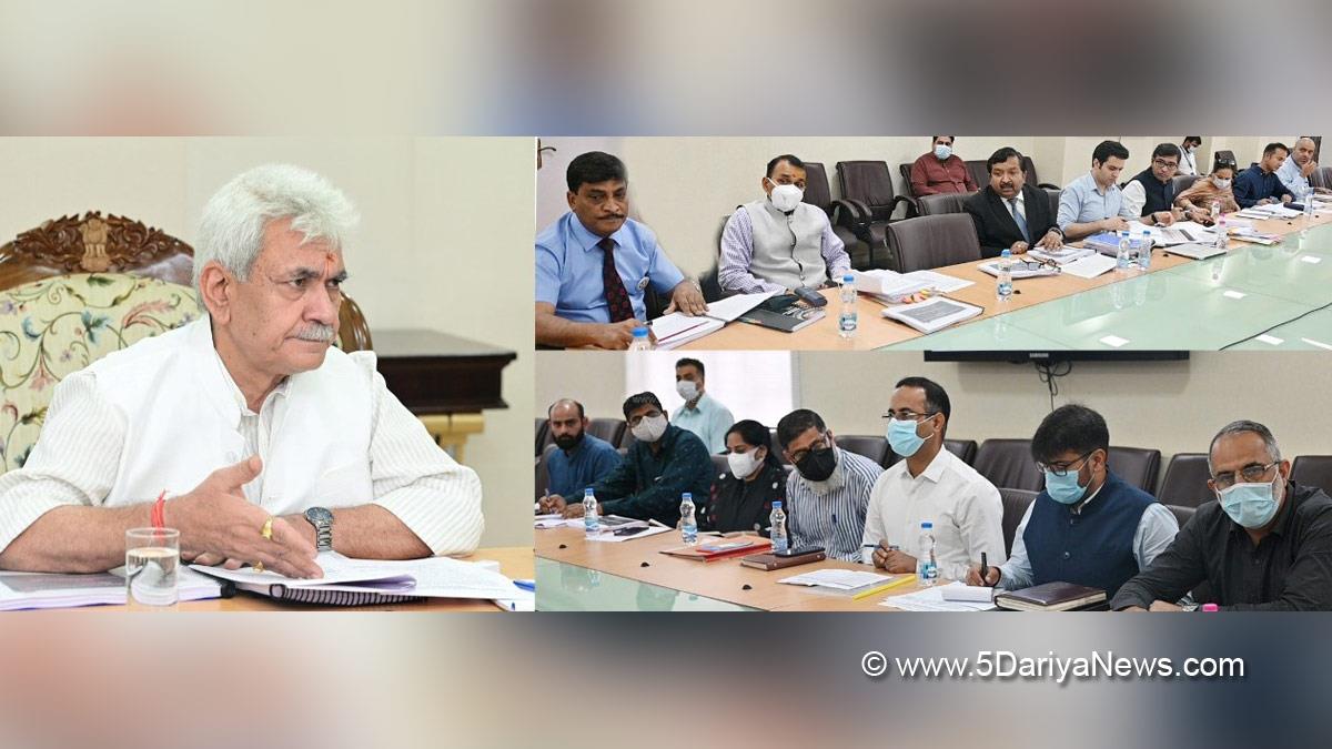 Manoj Sinha, Lieutenant Governor J&K, Raj Bhavan, Jammu, Srinagar, Kashmir, Jammu And Kashmir, Jammu & Kashmir