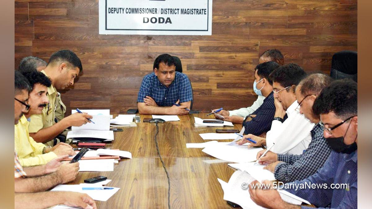 Doda, Deputy Commissioner Doda, Vikas Sharma, Jammu, Kashmir, Jammu And Kashmir, Jammu & Kashmir