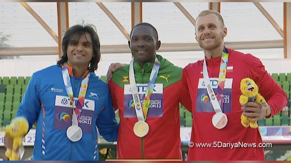 Neeraj Chopra, Neeraj Chopra News, Neeraj Chopra news Today, Sports News, Neeraj Chopra Silver Medal, World Athletics Championships, World Athletics Championships 2022, Javelin Throw