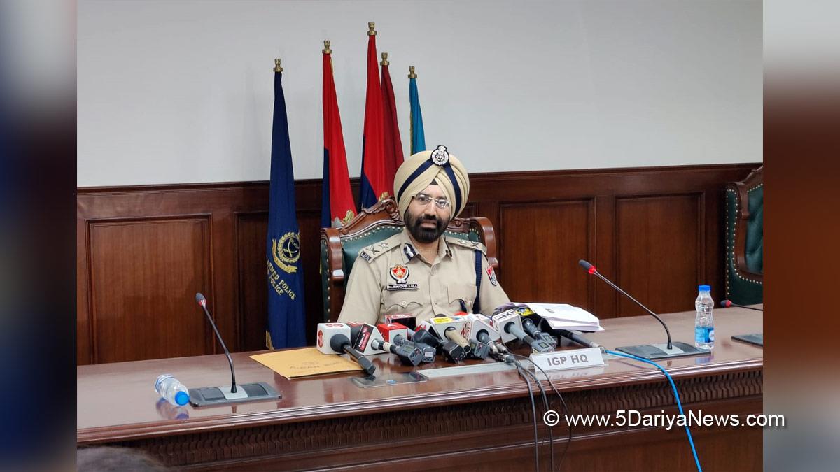Crime News World, Police, Crime News Punjab, Decisive War Against Drugs, Chandigarh, IGP Sukhchain Singh Gill, Narcotic Drugs and Psychotropic Substances,  NDPS