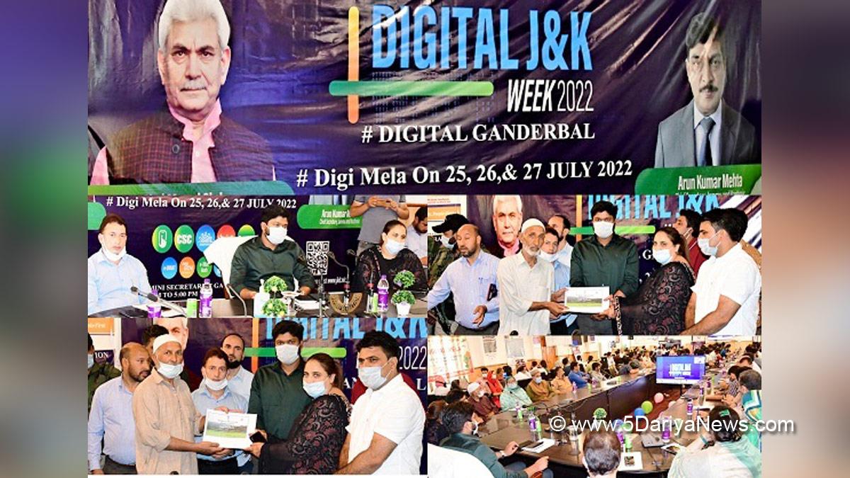Ganderbal, Deputy Commissioner Ganderbal, Shyambir, Kashmir, Jammu And Kashmir, Jammu & Kashmir, District Administration Ganderbal, Digital Week, Nuzhat Ishfaq, Khurshid Ahmad Shah, Digi Mela