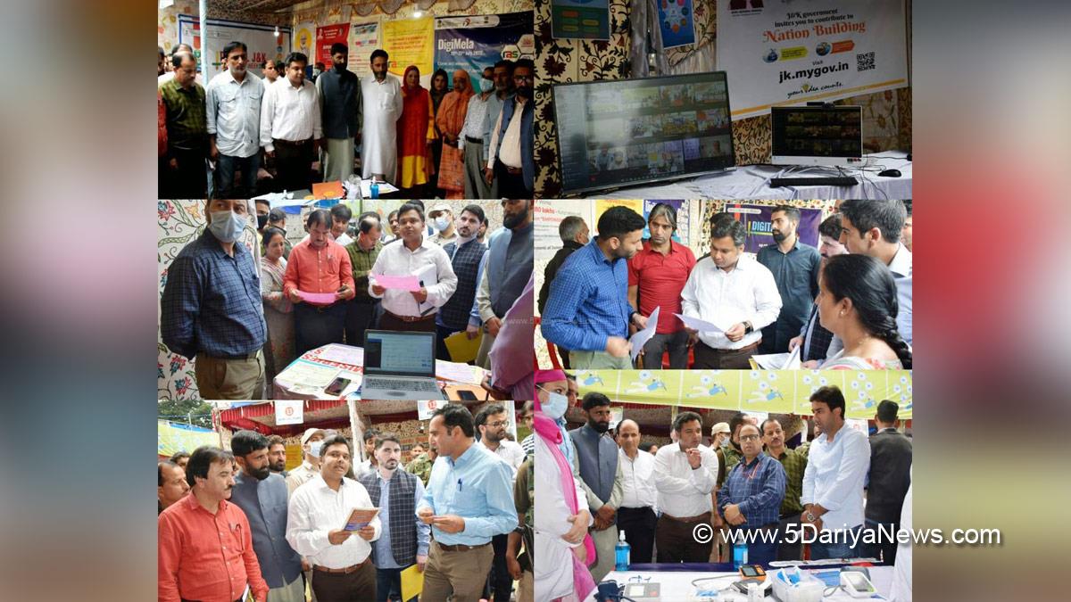 Anantnag, Mohammad Yousuf Gorsi, Kashmir, Jammu And Kashmir, Jammu & Kashmir, Digi Mela, Digital Week, Digital Programme,Digi Mela at Anantnag, Digital India Week