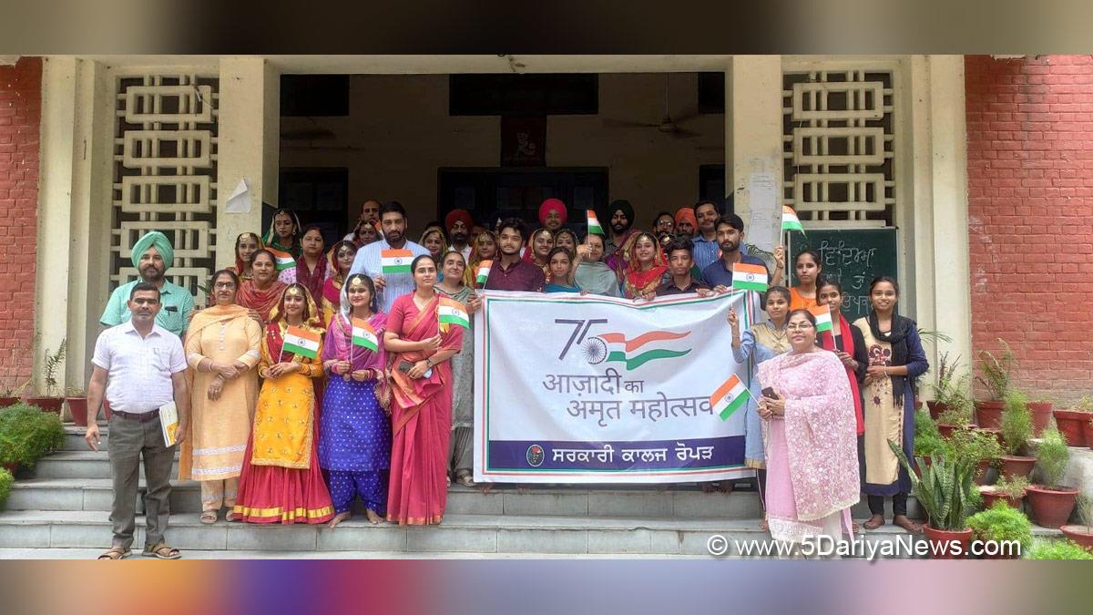 DC Ropar, Preeti Yadav, Deputy Commissioner Ropar, Rupnagar, Ropar, Azadi Ka Amrit Mahotsav, 75th Anniversary of Indian Independence, 75th years of Independence, Har ghar Tiranga, Ujjwal Bharat Ujjwal Bhavishya, Power @ 2047, Bijli Mahotsav, NHPC, JPDCL