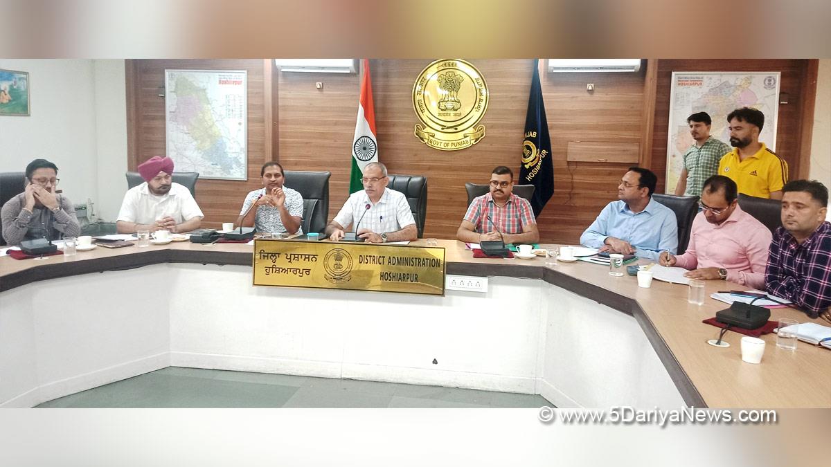 DC Hoshiarpur, Deputy Commissioner Hoshiarpur, Sandeep Hans, Hoshiarpur