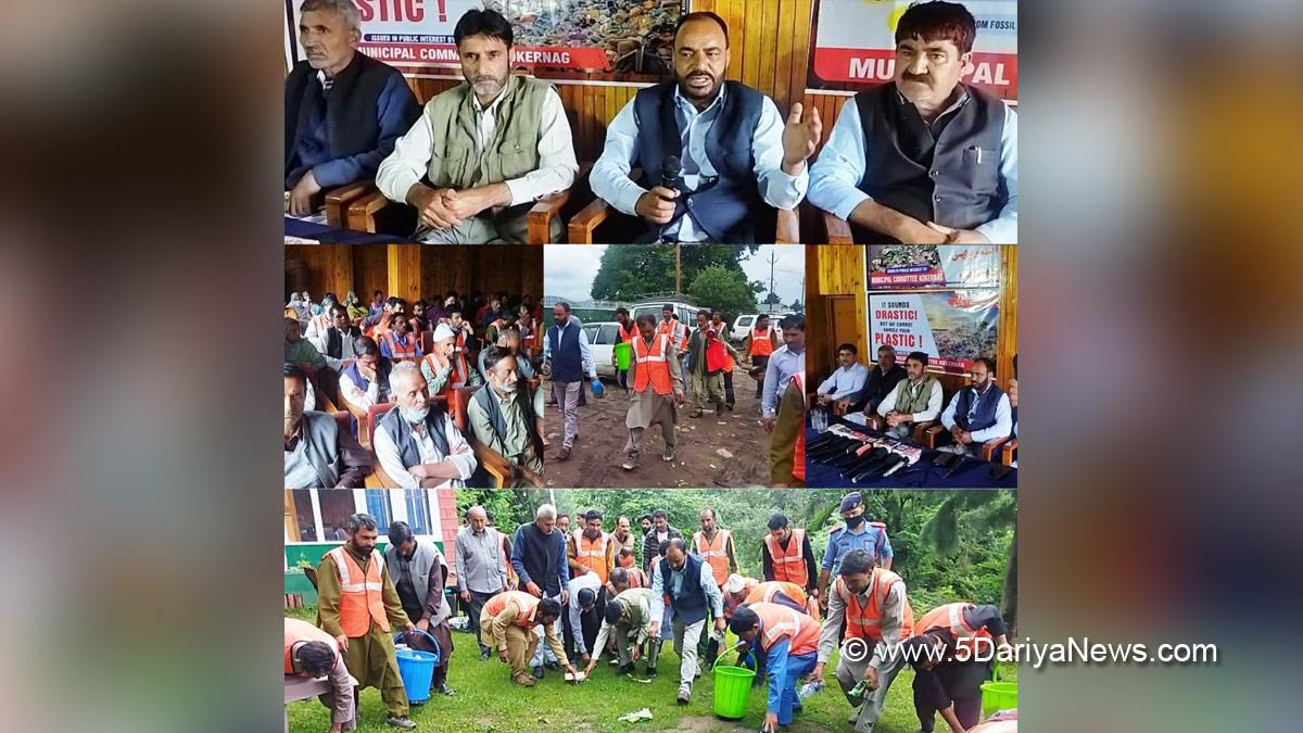 Anantnag, Jammu, Kashmir, Jammu And Kashmir, Jammu & Kashmir, Single Use Plastic, SUP, Plastic Se Aazadi, PSA