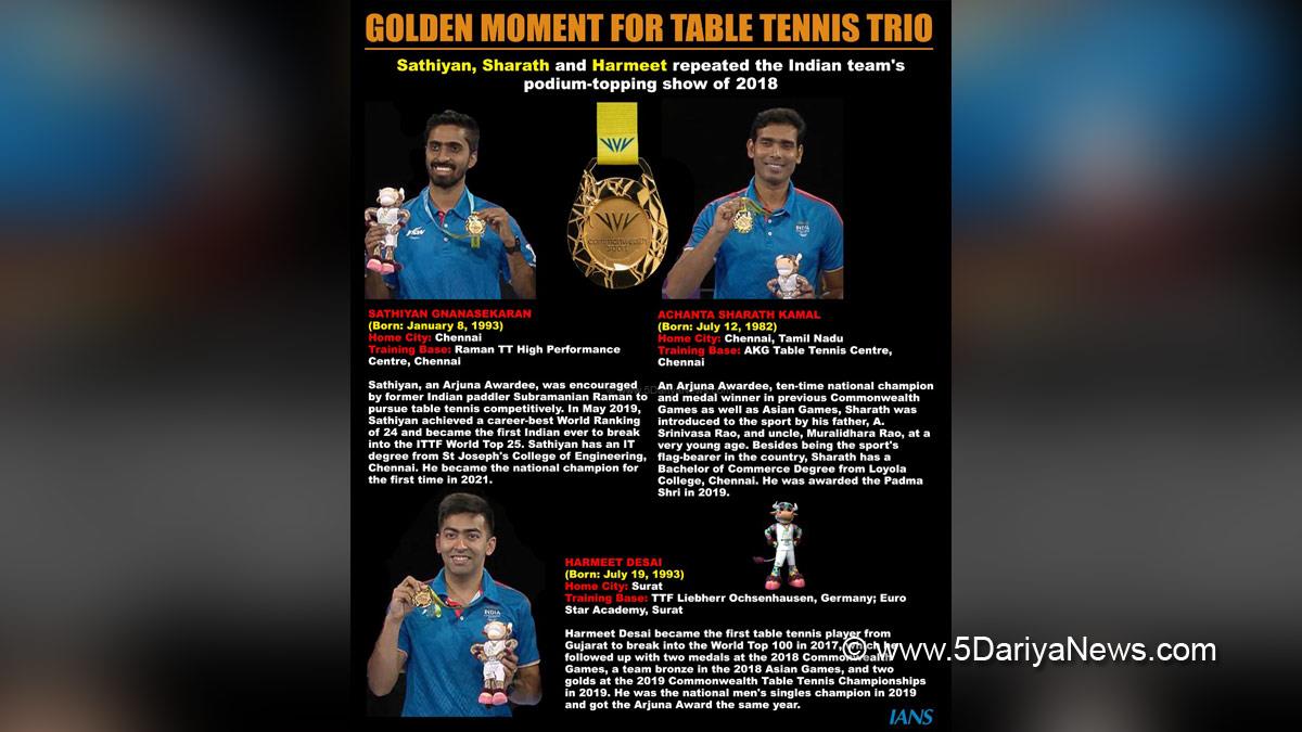 Commonwealth Games 2022, Commonwealth of Nations, Commonwealth Games News, Commonwealth Games Medal Winners, CWG 2022, CWG 2022 Birmingham, Birmingham, Sports News, Table Tennis, Gold, Gold Medal
