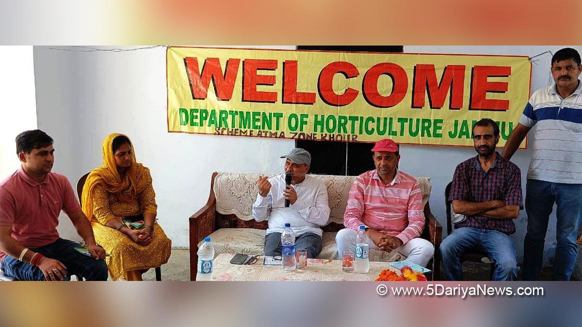 Horticulture, Horticulture Department, Director Horticulture Jammu, C. L Sharma, Jammu, Kashmir, Jammu And Kashmir, Jammu & Kashmir