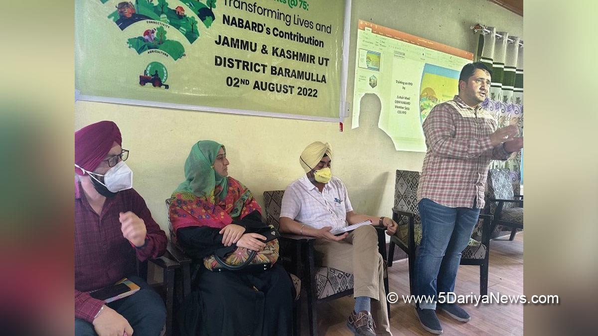 Azadi Ka Amrit Mahotsav, 75th Anniversary of Indian Independence, 75th years of Independence, Har ghar Tiranga, Kashmir, Jammu And Kashmir, Jammu & Kashmir, Kashmir Valley, National Bank for Agriculture and Rural Development, NABARD, Baramulla