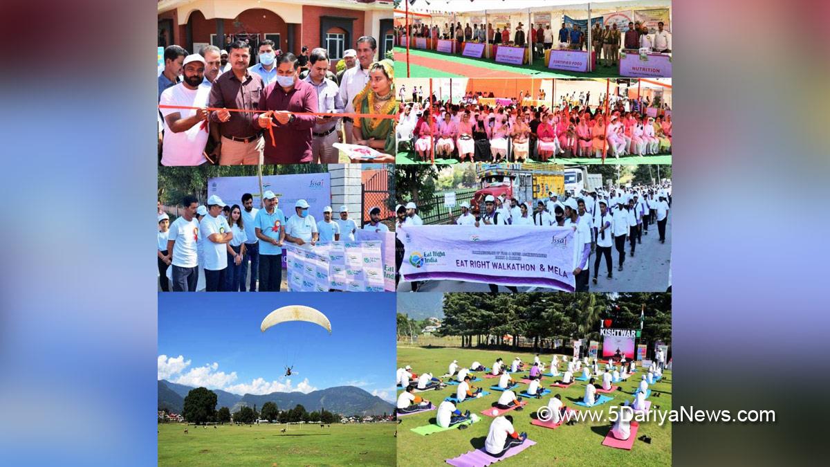 Azadi Ka Amrit Mahotsav, 75th Anniversary of Indian Independence, 75th years of Independence, Kashmir, Jammu And Kashmir, Jammu & Kashmir, Kashmir Valley, Kishtwar, DC Kishtwar, District Commissioner Kishtwar, Ashok Sharma, Kashmir, Jammu And Kashmir, Jammu & Kashmir, Eat Right Mela  