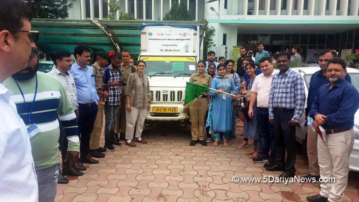 J&K Pollution Control Committee, Dr. Neelu Gera, On Wheels E Waste Collection Centre, Jammu And Kashmir, Jammu & Kashmir