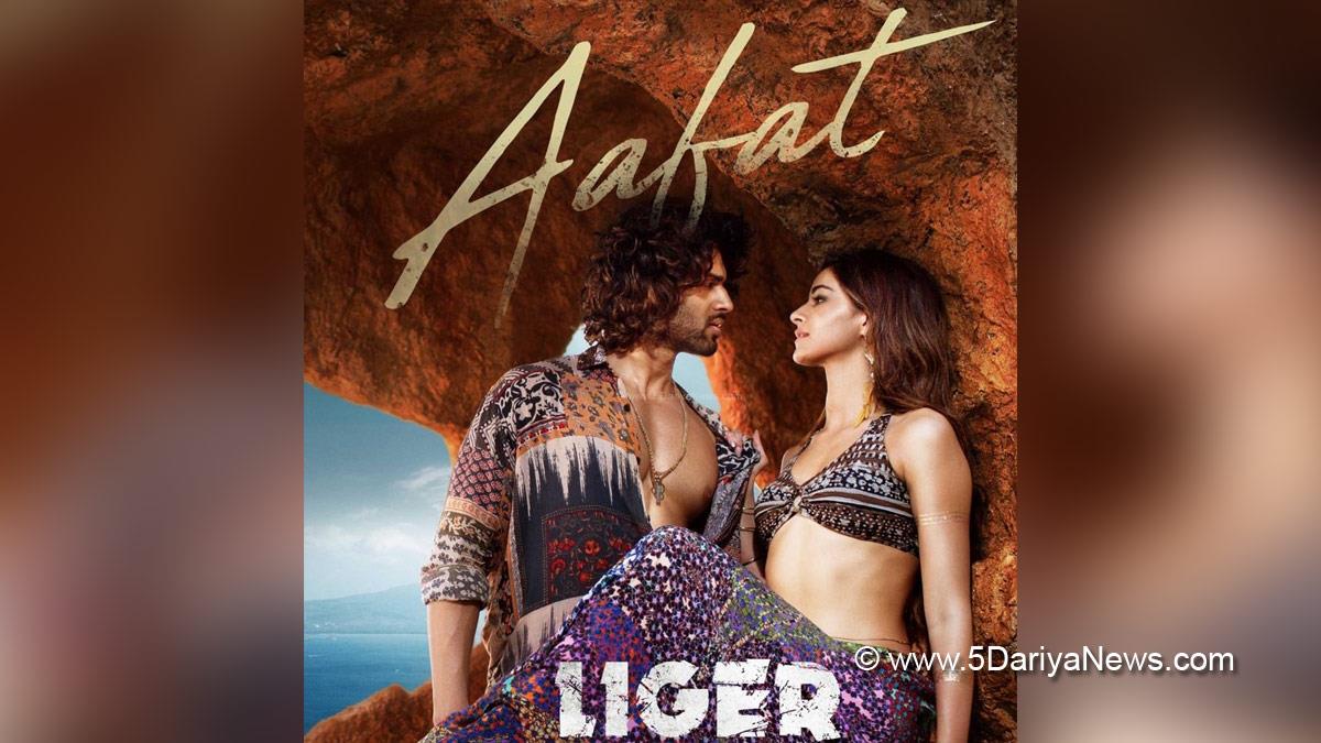 Tollywood, Entertainment, Actor, Actress, Cinema, Movie, Telugu Films, Liger, Vijay Deverakonda, Ananya Panday, Music, Aafat, Tanishk Bagchi, Zahrah Khan