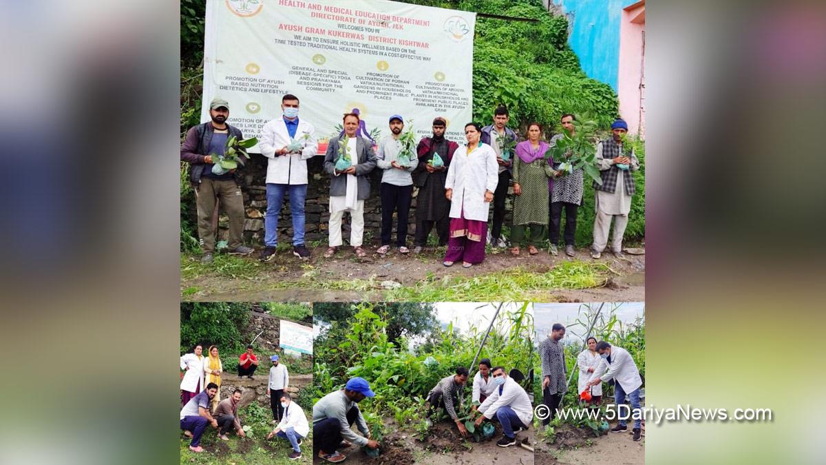 Azadi Ka Amrut Mahotsav, Plantation Drive, Dr. Mohan Singh, Jammu And Kashmir, Jammu & Kashmir, Kashmir Valley
