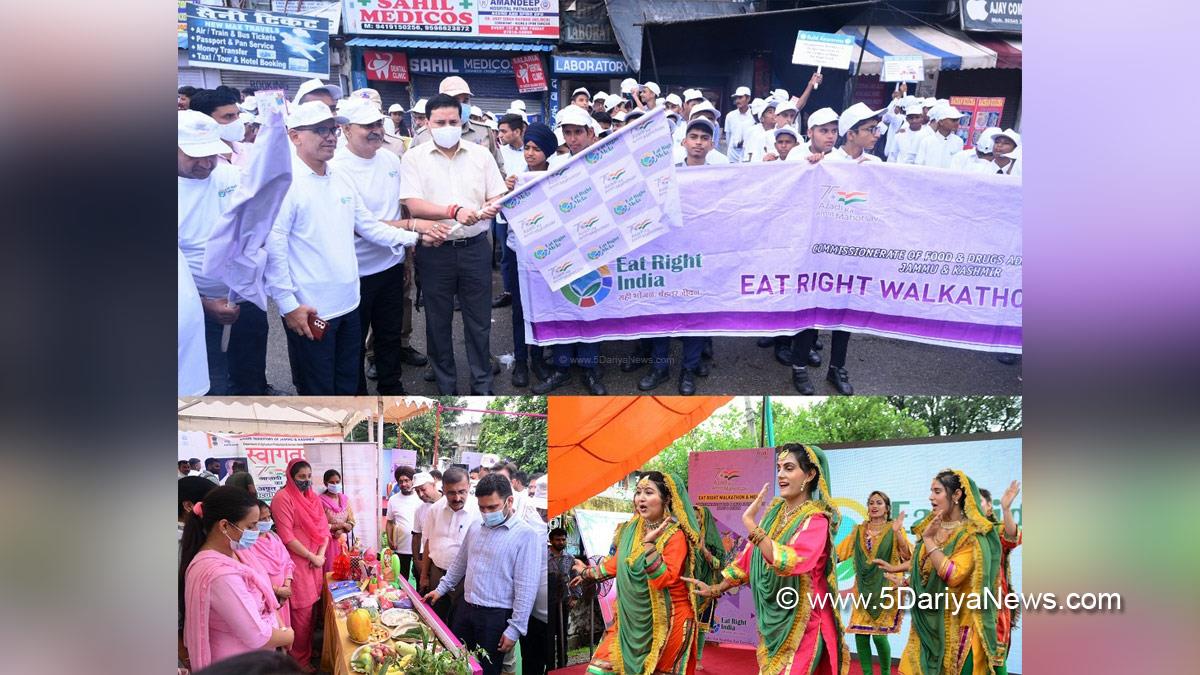 Kathua, DDC Kathua, Deputy Commissioner Kathua, Rahul Pandey, Kashmir, Jammu And Kashmir, Jammu & Kashmir, Eat Right For Healthy Life, Eat Right Mela, Eat Right India