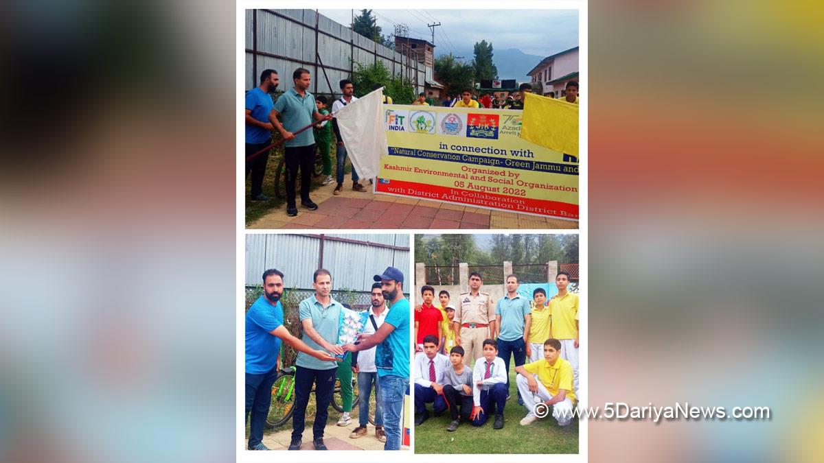 Additional Deputy Commissioner, ADC, Bandipora, Waseem Raja, Jammu And Kashmir, Jammu & Kashmir, Flagged Off A Cycle Rally