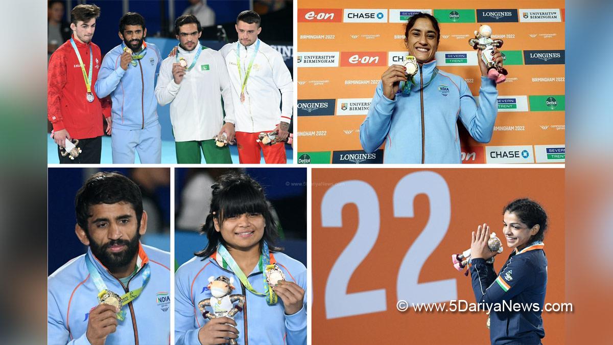 Commonwealth Games 2022, Commonwealth of Nations, Commonwealth Games News, Commonwealth Games Medal Winners, CWG 2022, CWG 2022 Birmingham, Birmingham, Sports News, Ravi Kumar Dahiya, Vinesh Phogat, Avinash Sable, Priyanka Goswami, Pooja Sihag, Pooja Gehlot