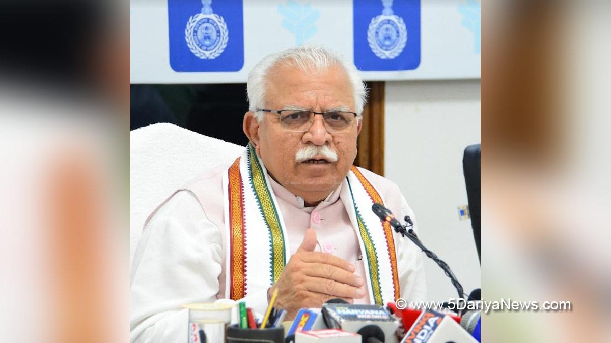 Manohar Lal Khattar, Haryana, Bharatiya Janata Party, BJP, Haryana Chief Minister, Chief Minister of Haryana, Sewage Treatment Plants, STPs