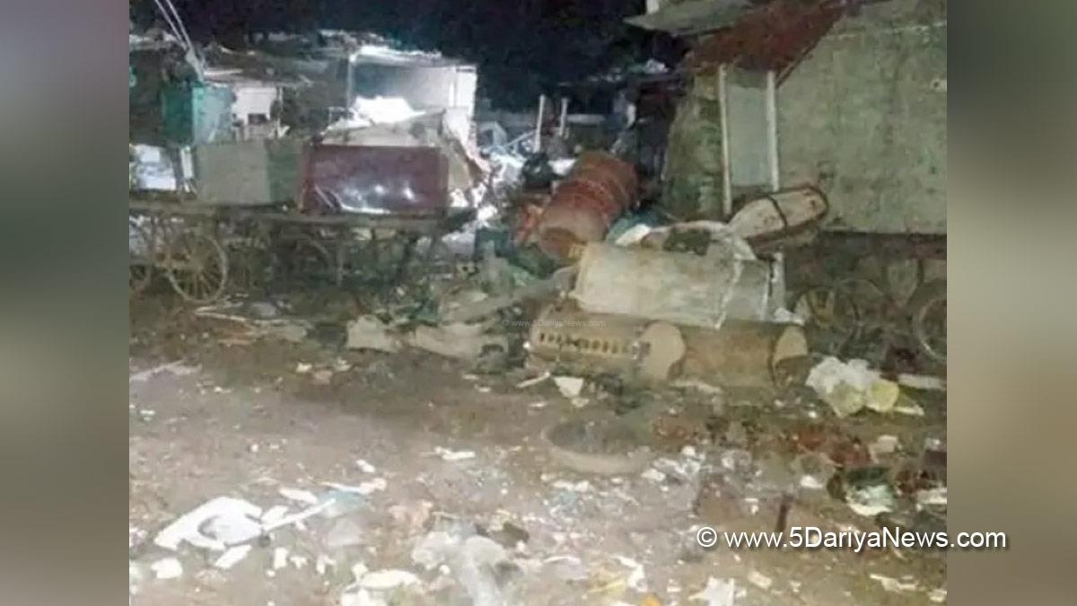 Hadsa, Hadsa India, Compressor blast, Gujarat, Blast, Scrap Yard Blast