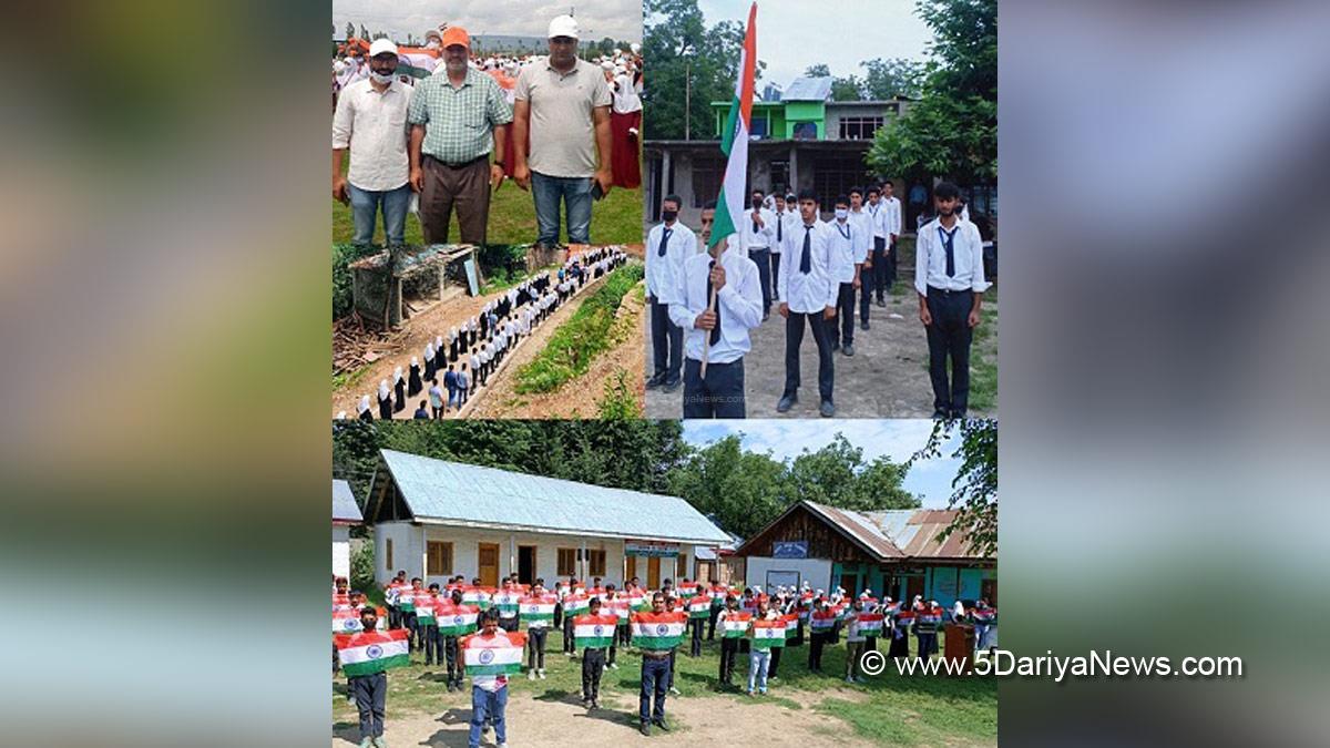 Azadi Ka Amrit Mahotsav, 75th Anniversary of Indian Independence, 75th years of Independence, Har ghar Tiranga, Ujjwal Bharat Ujjwal Bhavishya, Power @ 2047, Bijli Mahotsav, NHPC, JPDCL, Jammu, Kashmir, Jammu And Kashmir, Jammu & Kashmir, Kashmir Valley,Shopian