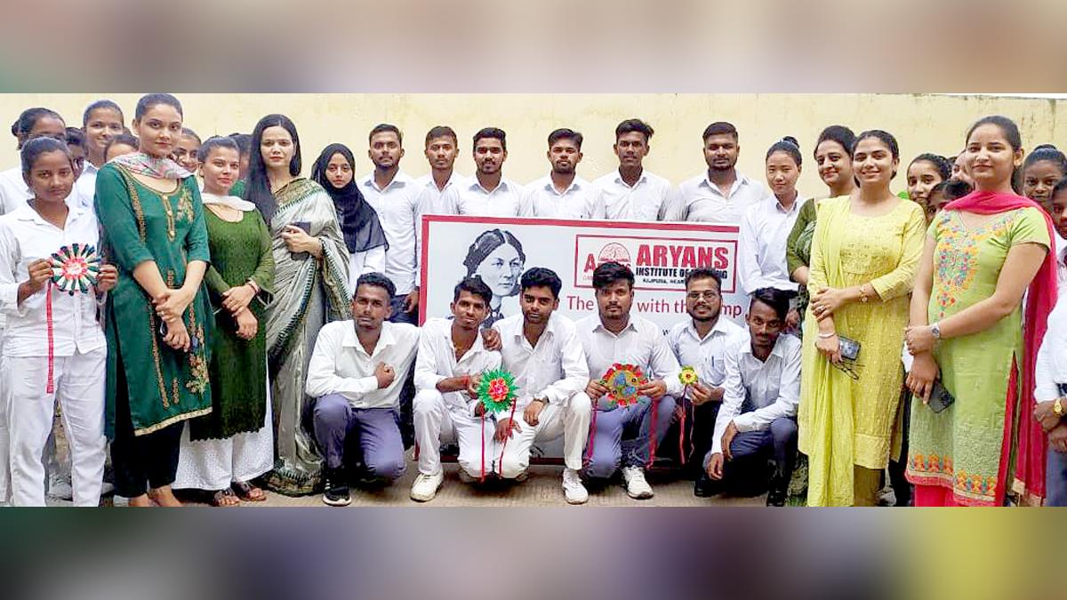 Aryans Group of Colleges , Aryan College, Rajpura, Aryans Group of Colleges Rajpura, Dr. Parveen Kataria, Dr. Anshu Kataria, Raksha Bandhan