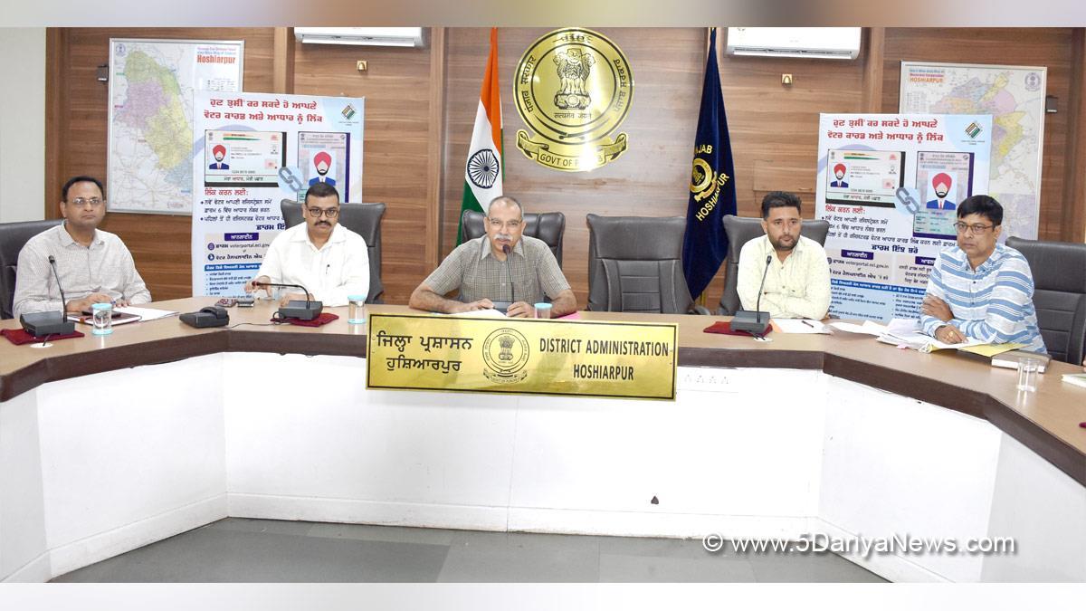 DC Hoshiarpur, Deputy Commissioner Hoshiarpur, Sandeep Hans, Hoshiarpur