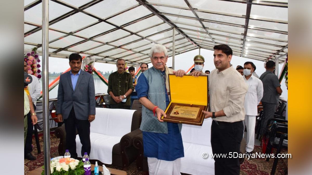 Manoj Sinha, Lieutenant Governor J&K, Raj Bhavan, Jammu, Srinagar, Kashmir, Jammu And Kashmir, Jammu & Kashmir, Har Ghar Tiranga, Dal Lake