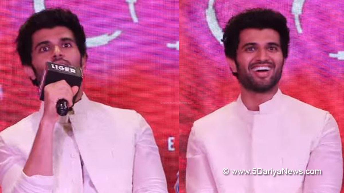 Vijay Deverakonda Ananya Panday , Vijay Deverakonda , Ananya Panday , Liger , Liger Release Date, Liger Cast, Vijay Deverakonda Speaks Punjabi, Vijay Deverakonda Speaking Punjabi, Vijay Deverakonda Chandigarh, Vijay Deverakonda In Chandigarh