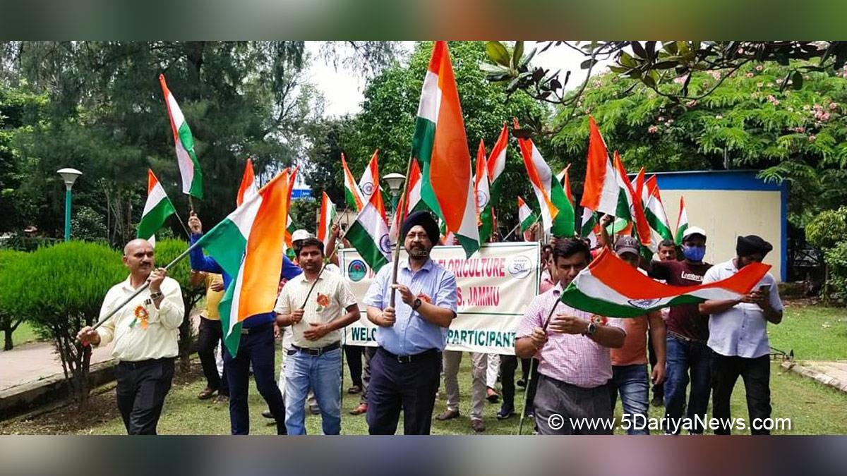 Azadi Ka Amrit Mahotsav, 75th Anniversary of Indian Independence, 75th years of Independence, Har Ghar Tiranga, Kashmir, Jammu And Kashmir, Jammu & Kashmir, Kashmir Valley, Floriculture