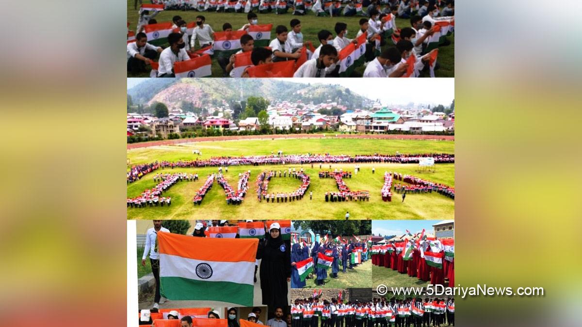 Azadi Ka Amrit Mahotsav, 75th Anniversary of Indian Independence, 75th years of Independence, Har Ghar Tiranga, Kashmir, Jammu And Kashmir, Jammu & Kashmir, Kashmir Valley