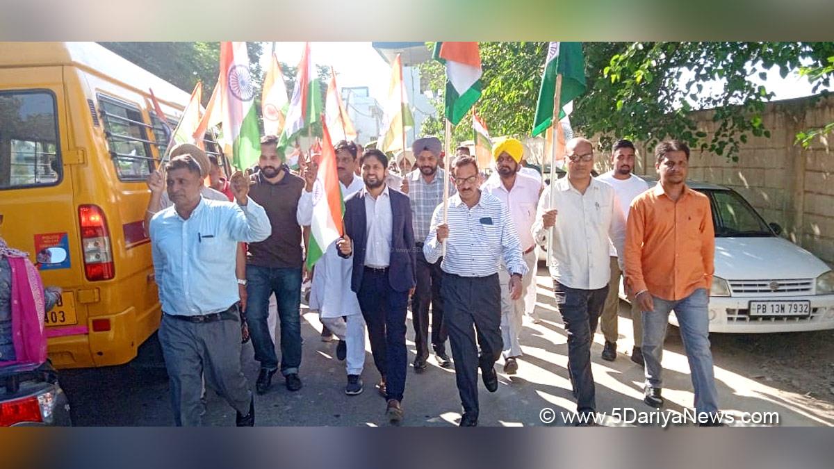 DC Barnala, Deputy Commissioner Barnala, Harish Nair, Barnala, Azadi Ka Amrit Mahotsav, 75th Anniversary of Indian Independence, 75th years of Independence, Har ghar Tiranga