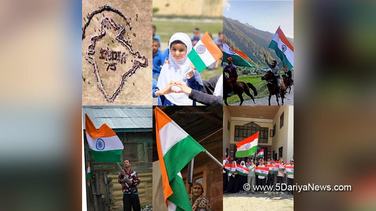 Azadi Ka Amrit Mahotsav, Azadi Ka Amrit Mahotsav, 75th Anniversary of Indian Independence, 75th years of Independence, Har ghar Tiranga, Kashmir, Jammu And Kashmir, Jammu & Kashmir, Kashmir Valley, Gurez