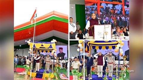Jai Ram Thakur, Himachal Pradesh, Himachal, Bharatiya Janata Party, BJP, BJP Himachal, Shimla, Chief Minister of Himachal Pradesh, BJP Himachal Pradesh, Azadi Ka Amrit Mahotsav, 75th Anniversary of Indian Independence, 75th years of Independence, Har ghar Tiranga, 75th Independence Day, Independence Day , Independence Day of India , Independence Day 2022, National Flag, 15 August, 76th Independence Day 2022