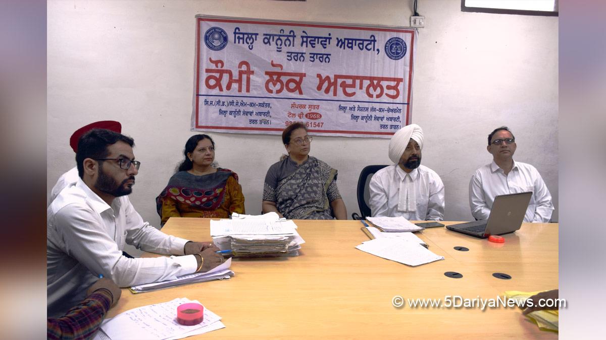 Punjab State Legal Services Authority, National Lok Adalat, Judiciary, Lok Adalat, Tarntaran