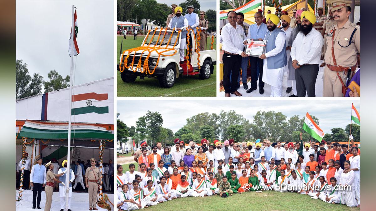 Harjot Singh Bains, AAP, Aam Aadmi Party, AAP Punjab, Government of Punjab, Punjab Government, Hoshiarpur, Sandeep Hans, Azadi Ka Amrit Mahotsav, 75th Anniversary of Indian Independence, 75th years of Independence, Har ghar Tiranga, 75th Independence Day, Independence Day , Independence Day of India , Independence Day 2022, National Flag, 15 August, 76th Independence Day 2022