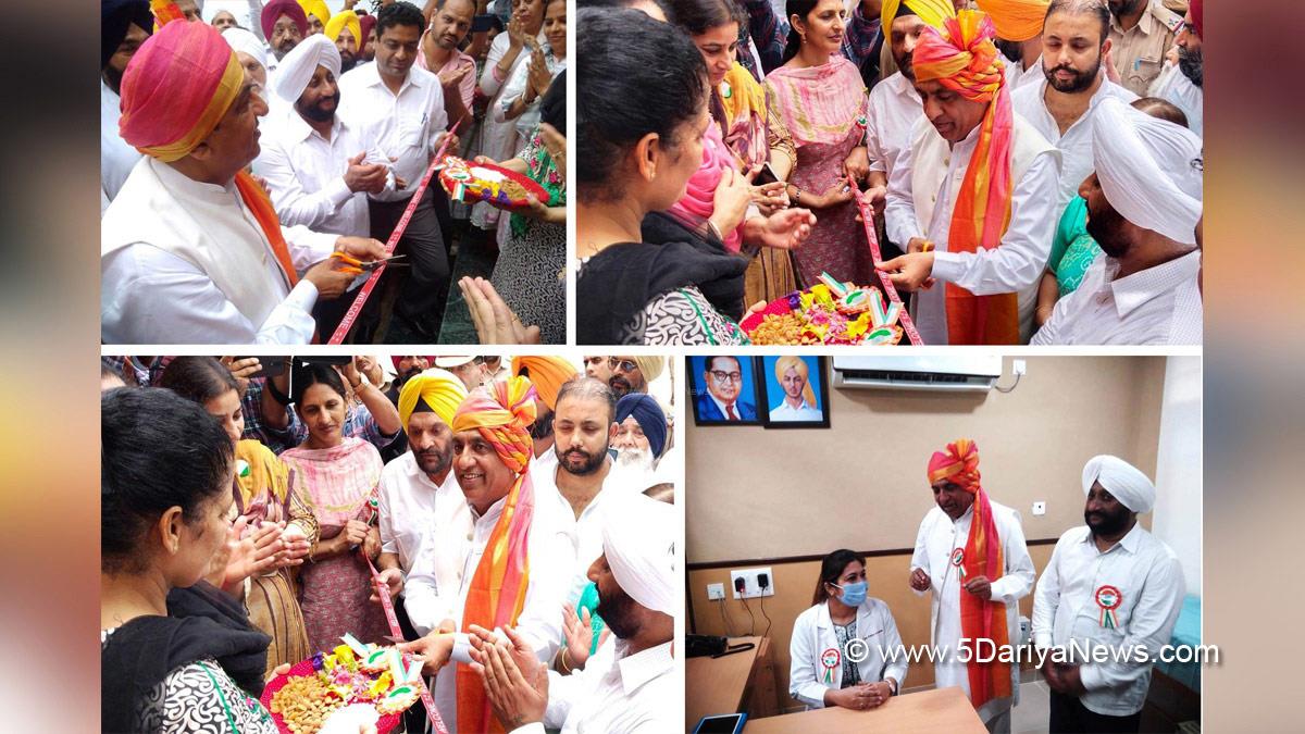 Bram Shanker Jimpa, Hoshiarpur, Azadi Ka Amrit Mahotsav, 75th Anniversary of Indian Independence, 75th years of Independence, Har ghar Tiranga, 75th Independence Day, Independence Day, Independence Day of India , Independence Day 2022, 76th Independence Day 2022, Aam Aadmi Clinics, Mohalla Clinics