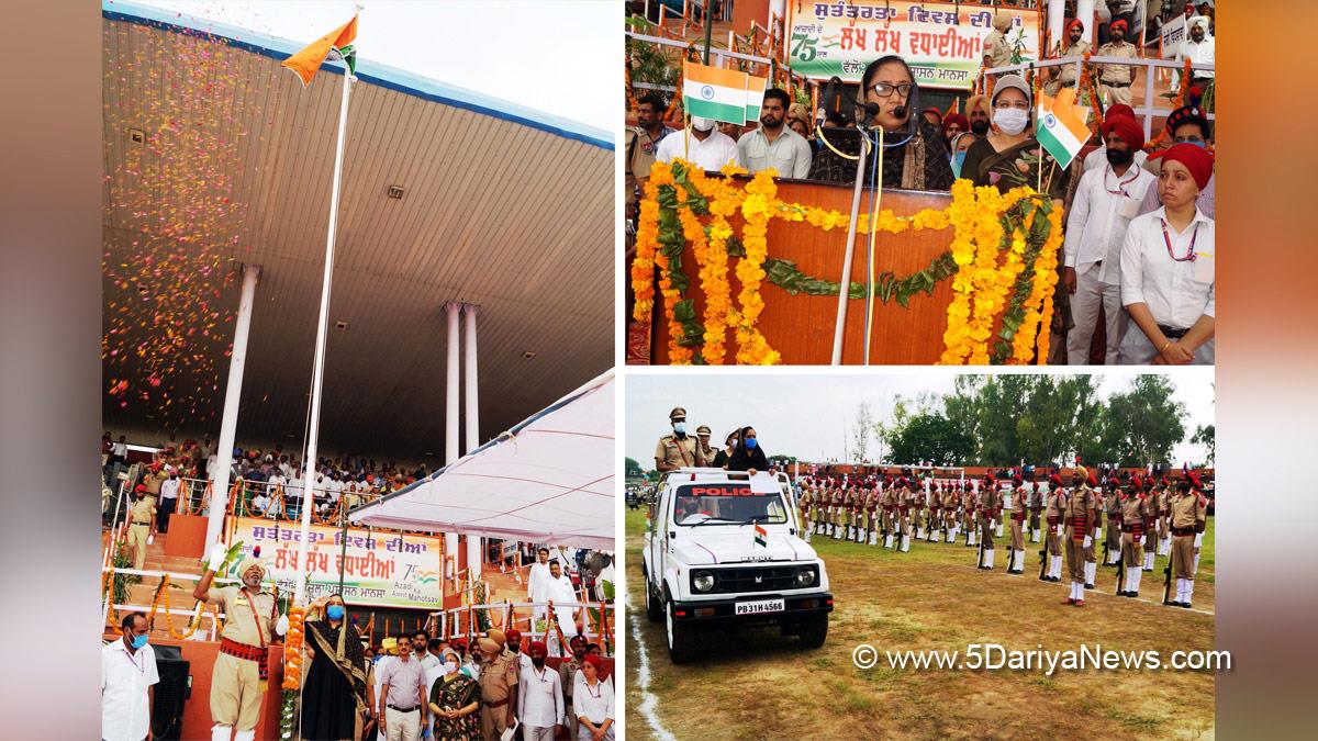 Dr. Baljit Kaur, AAP, Aam Aadmi Party, Aam Aadmi Party Punjab, AAP Punjab, Azadi Ka Amrit Mahotsav, 75th Anniversary of Indian Independence, 75th years of Independence, Har ghar Tiranga, 75th Independence Day, Independence Day, Independence Day of India , Independence Day 2022, 76th Independence Day 2022