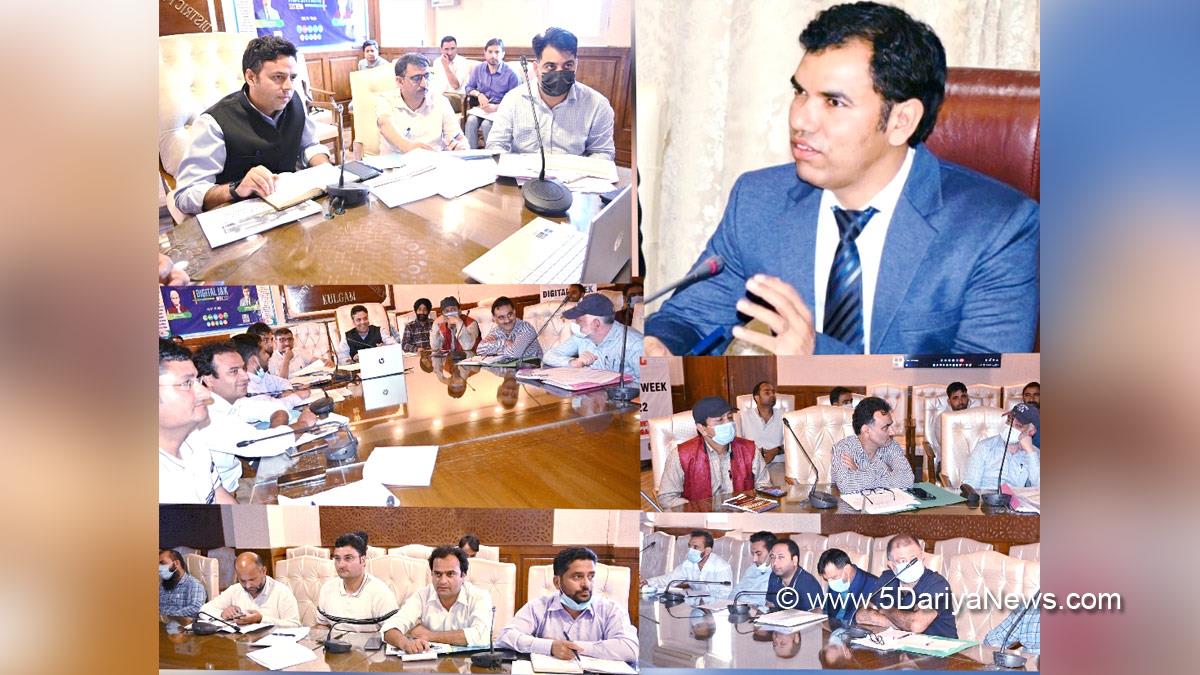 Vijay Kumar Bidhuri, Commissioner Secretary, Revenue, Kulgam, Kashmir, Jammu And Kashmir, Jammu & Kashmir, Kulgam, Deputy Commissioner Kulgam, Dr. Bilal Mohi-Ud-Din Bhat