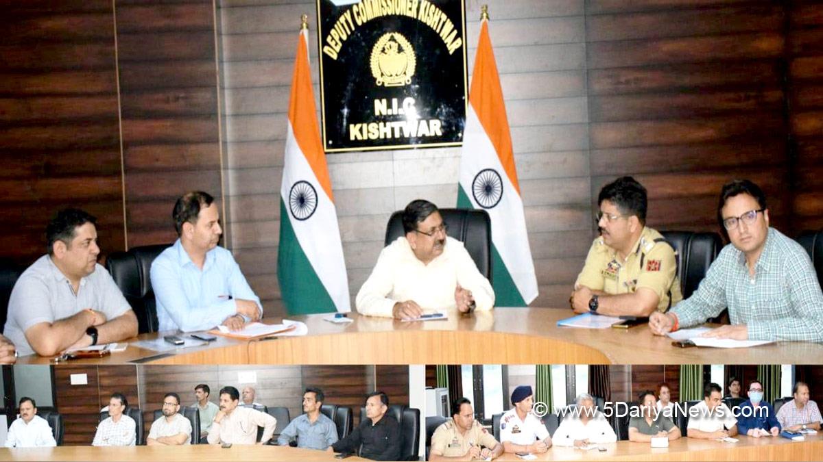 Kishtwar, DDC Kishtwar, District Development Commissioner Kishtwar, Ashok Sharma, Kashmir, Jammu And Kashmir, Jammu & Kashmir, Pramood Kumar,  Shri Krishan Janamashtami
