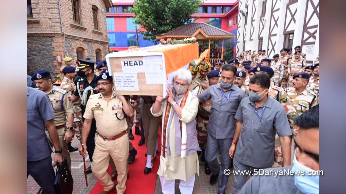 Manoj Sinha, Lieutenant Governor J&K, Raj Bhavan, Jammu, Srinagar, Kashmir, Jammu And Kashmir, Jammu & Kashmir, ITBP