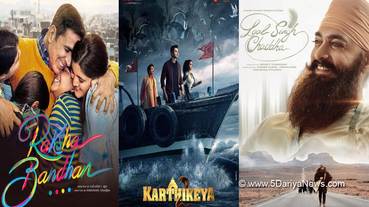 Karthikeya 2 Hindi Box Office, Akshay Kumar, Raksha Bandhan, Aamir khan, Laal Singh Chaddha, Karthikeya 2, Karthikeya 2 Collection, Laal Singh Chaddha Collection, Raksha Bandhan Collection