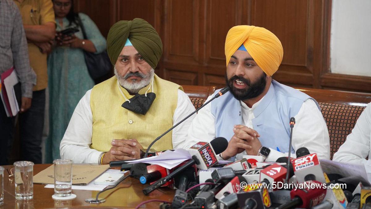 Harjot Singh Bains, Chetan Singh Jauramajra, AAP, Aam Aadmi Party, Aam Aadmi Party Punjab, AAP Punjab, Government of Punjab, Punjab Government