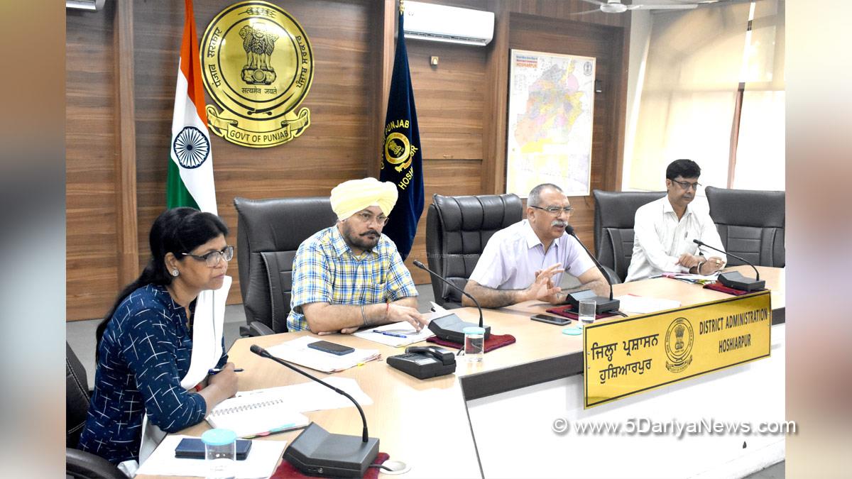 DC Hoshiarpur, Deputy Commissioner Hoshiarpur, Sandeep Hans, Hoshiarpur