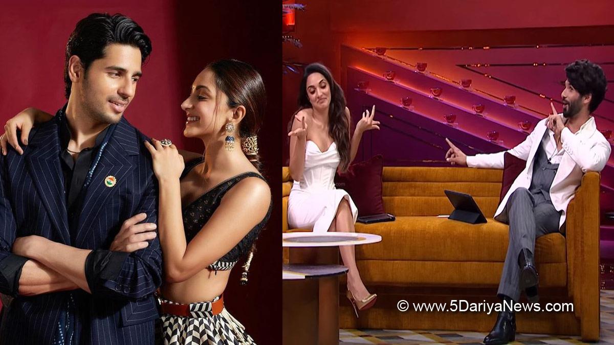 Bollywood, OTT, Kiara Advani, Sidharth Malhotra, Koffee With Karan, Koffee With Karan New Episode, SidKiara, SidKiara Wedding, SidKiara Wedding Date, Sidharth Kiara Wedding,  Sidharth Kiara Wedding Date, Shahid Kapoor, Karan Johar